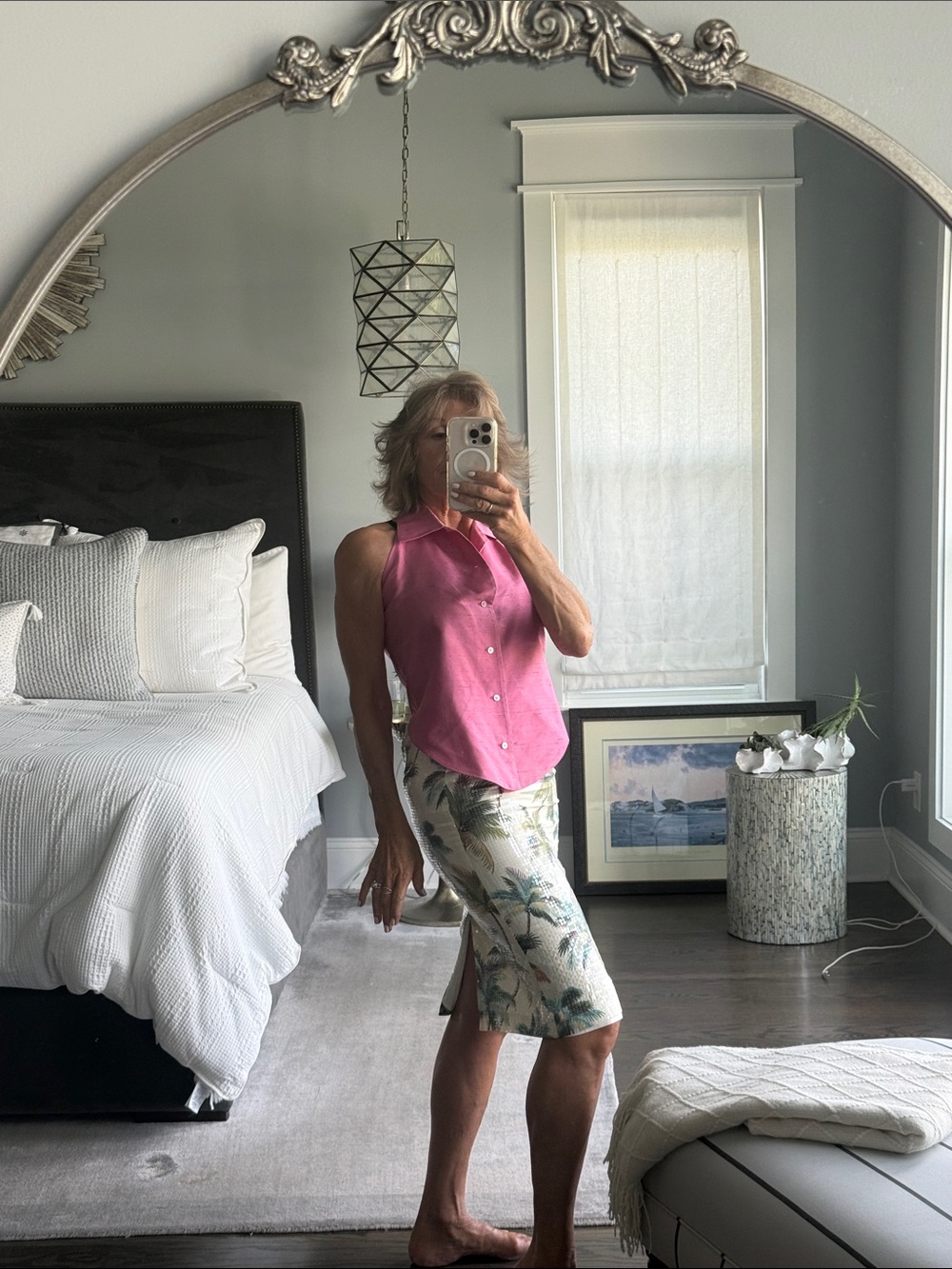 Le Suberb sequined Tropical Pencil Skirt 2